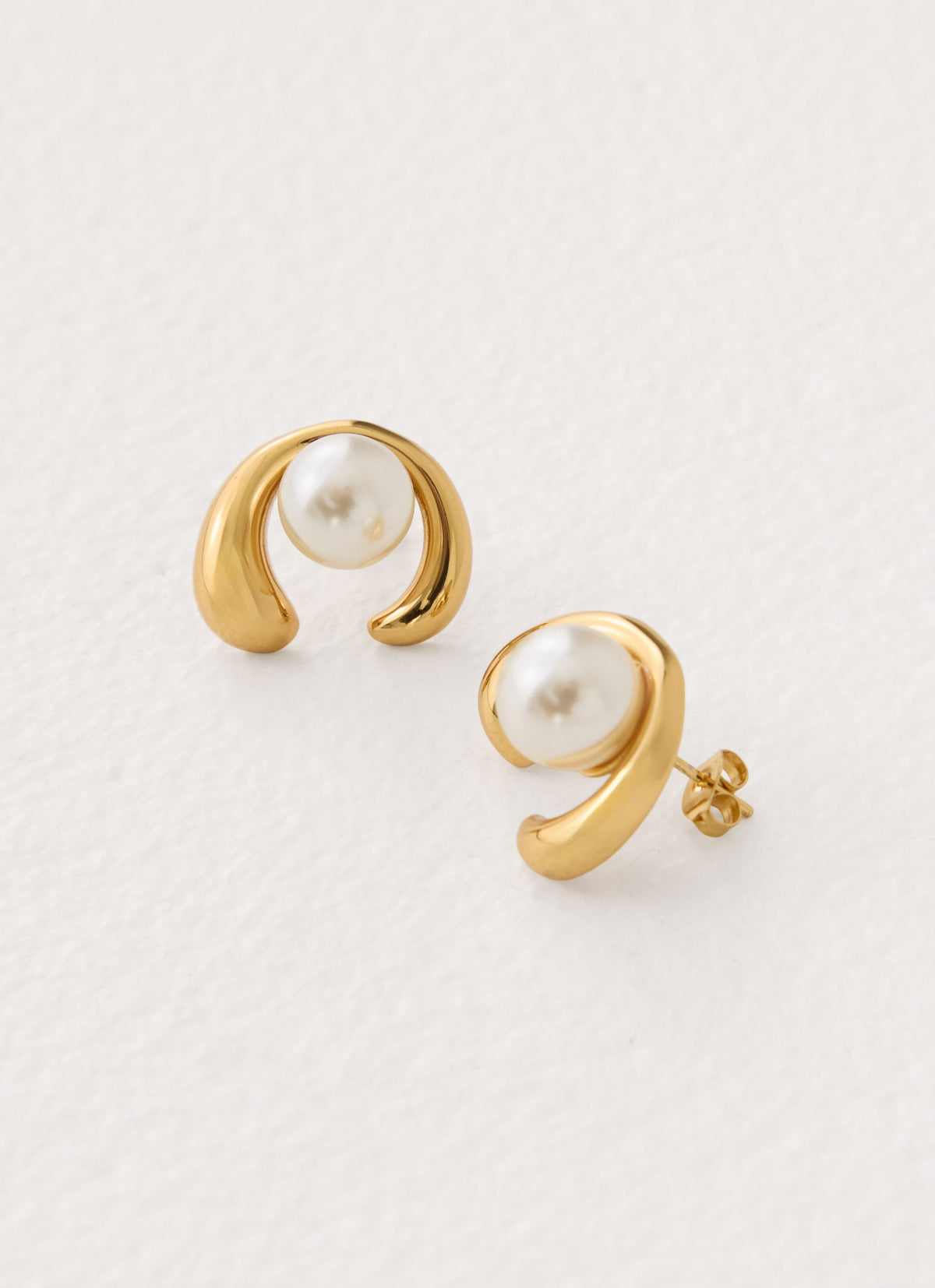 Pearl Promise Earrings - Gold/Pearl