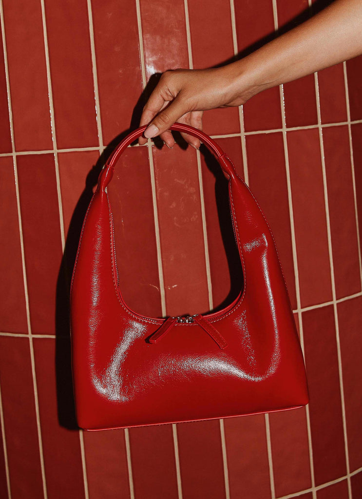 Jolie Shoulder Bag - Cherry