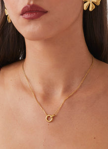 Nya Hoop Necklace - Gold