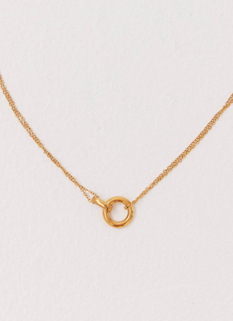 Nya Hoop Necklace - Gold