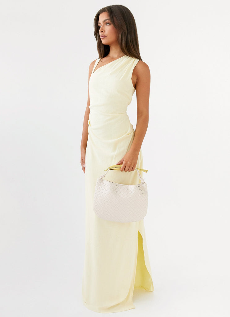 Womens Rowans Bag in the colour Ivory in front of a light grey background