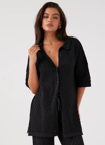 Jaded Knit Shirt - Black