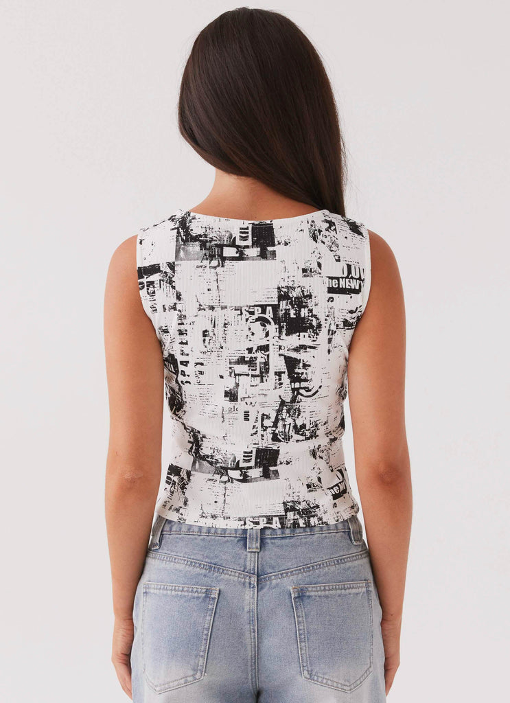 Skipper Graphic Tank Top - Editorial