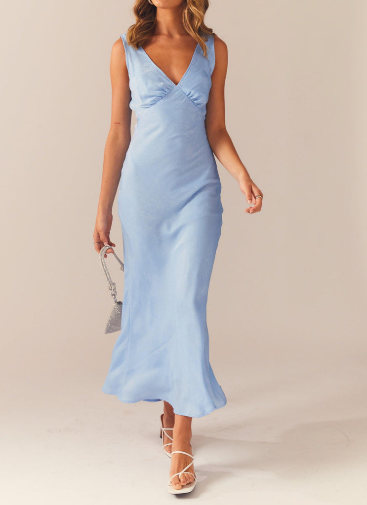 Loren Maxi Dress - Blue - Peppermayo