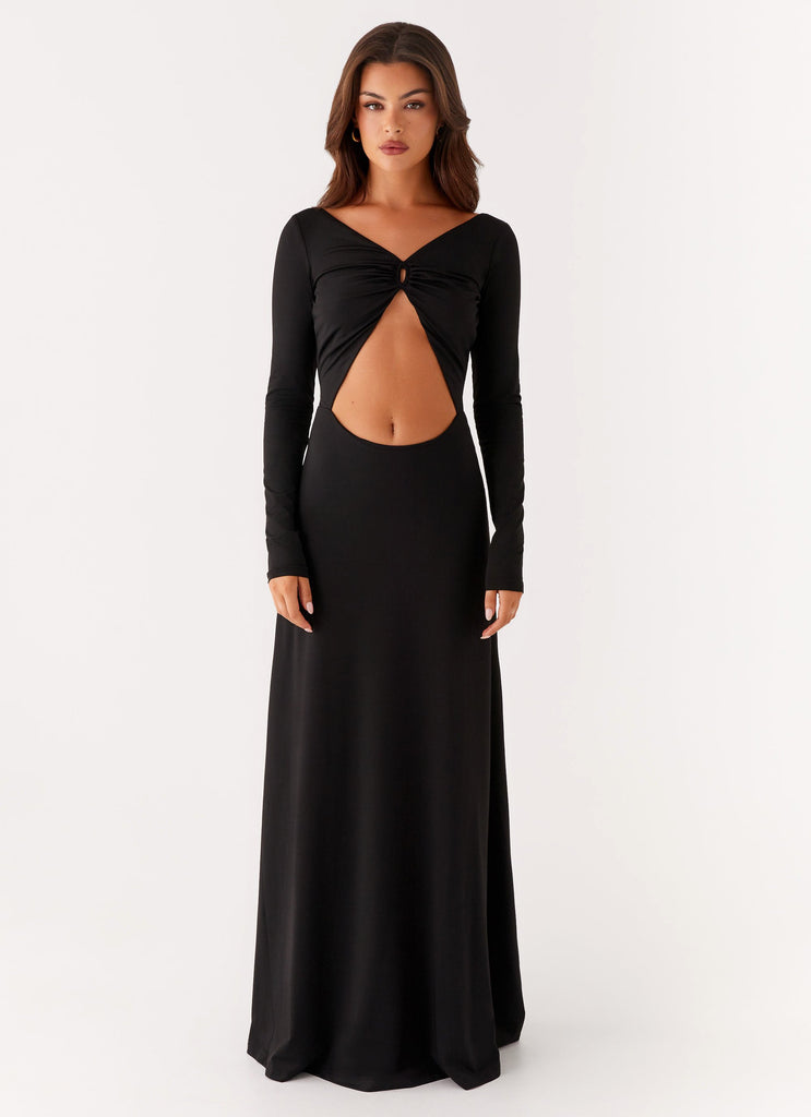 Peru Maxi Dress - Black