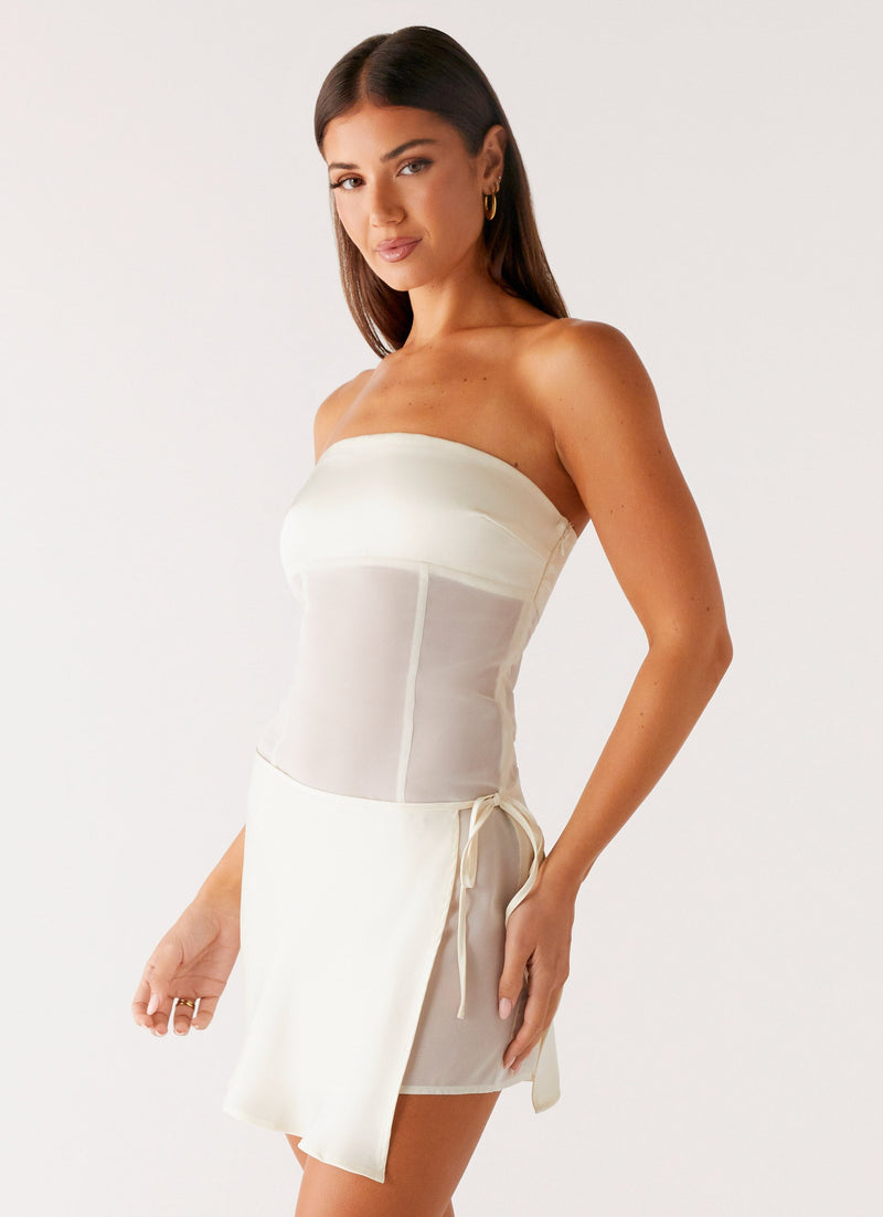 Philomena Mini Dress - Off White