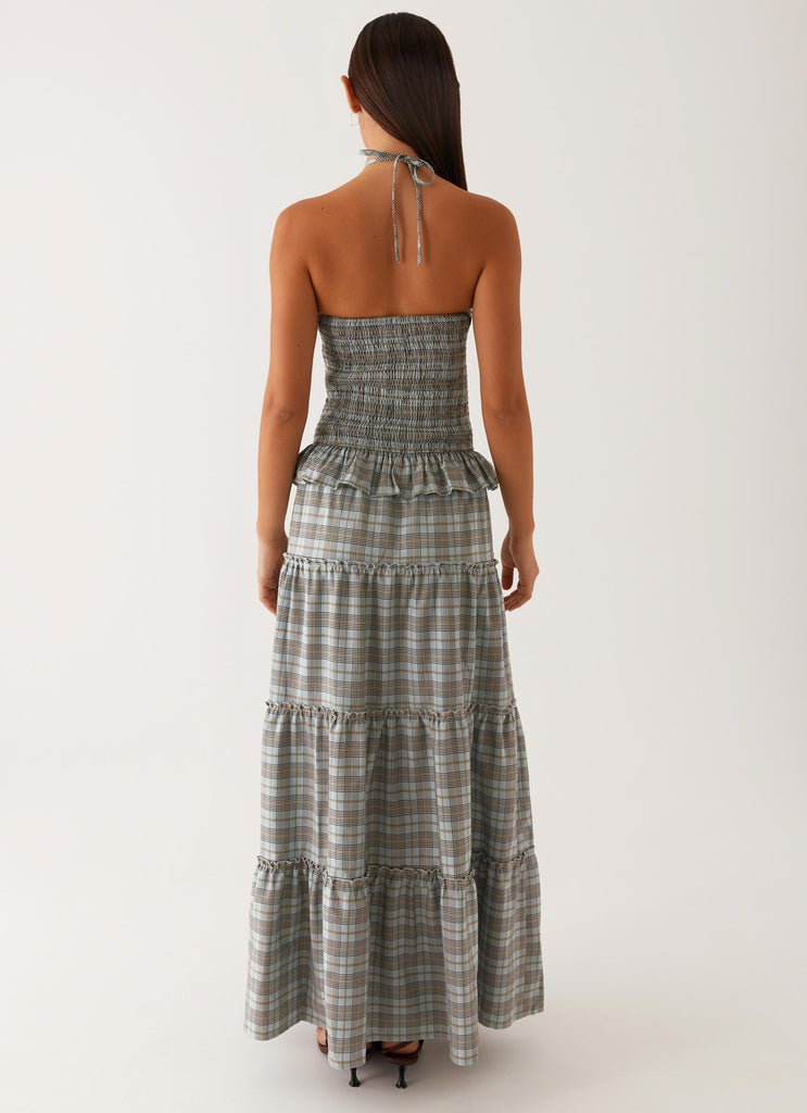 Picture This Maxi Dress - Check