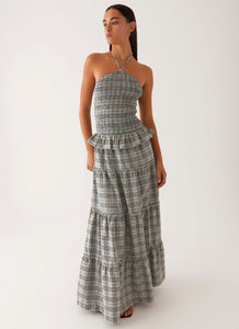 Picture This Maxi Dress - Check