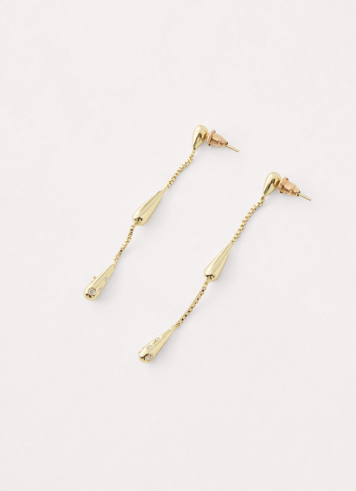 Raindrops Earrings - Gold