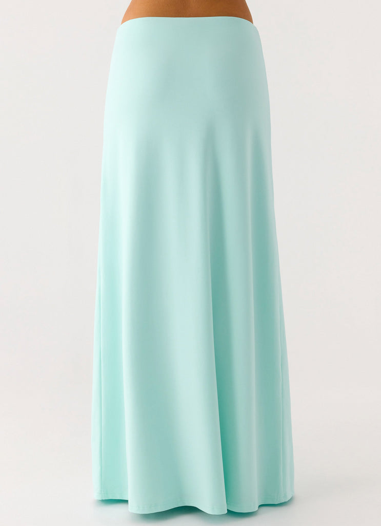 Ravi Maxi Skirt - Aqua