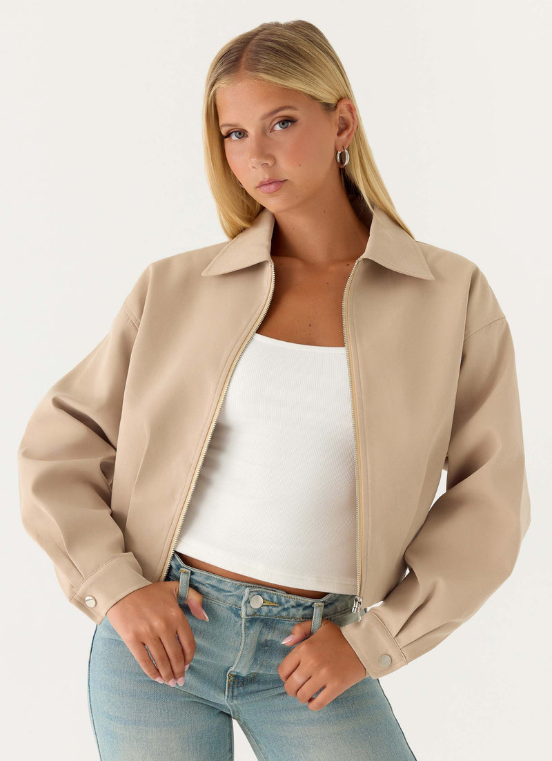 Ready To Go Jacket - Beige