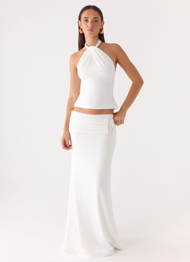 Rosanna Maxi Skirt - White