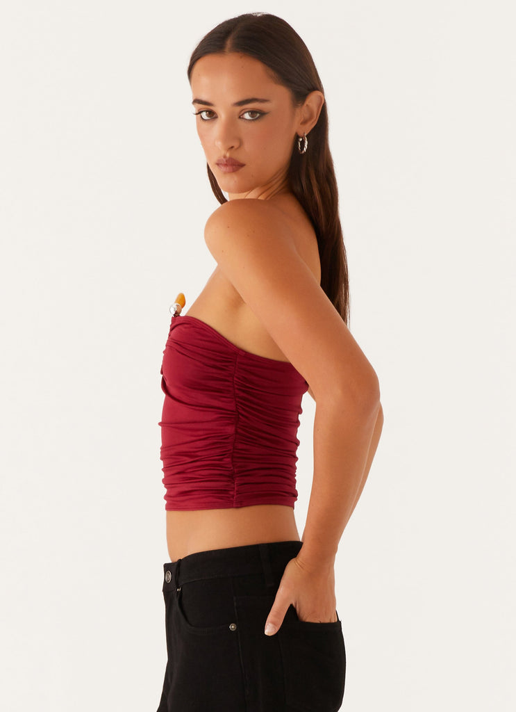 Rudy Tube Top - Maroon