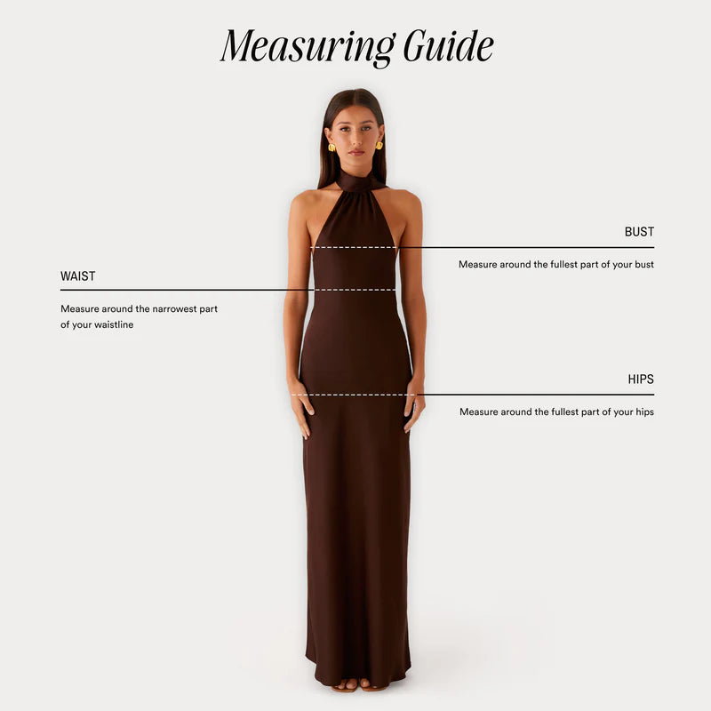 How to measure your bust, waist and hips