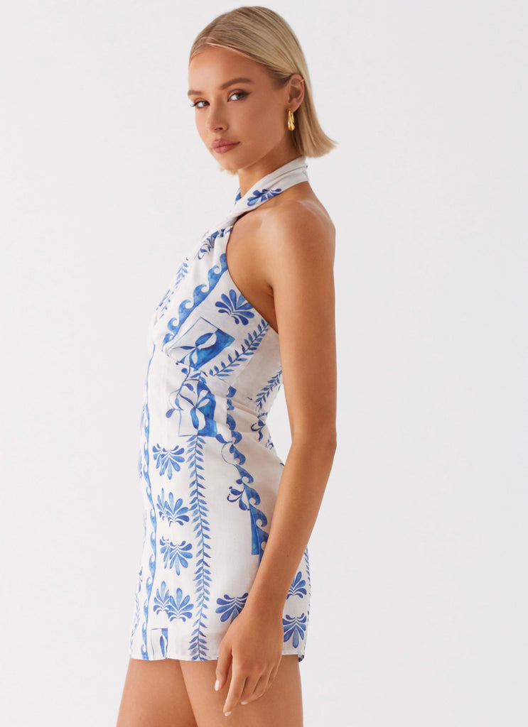 Womens Taryn Cut Out Maxi Dress  in the colour  Primrose in front of a light grey background