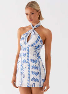 Womens Taryn Cut Out Maxi Dress  in the colour  Primrose in front of a light grey background