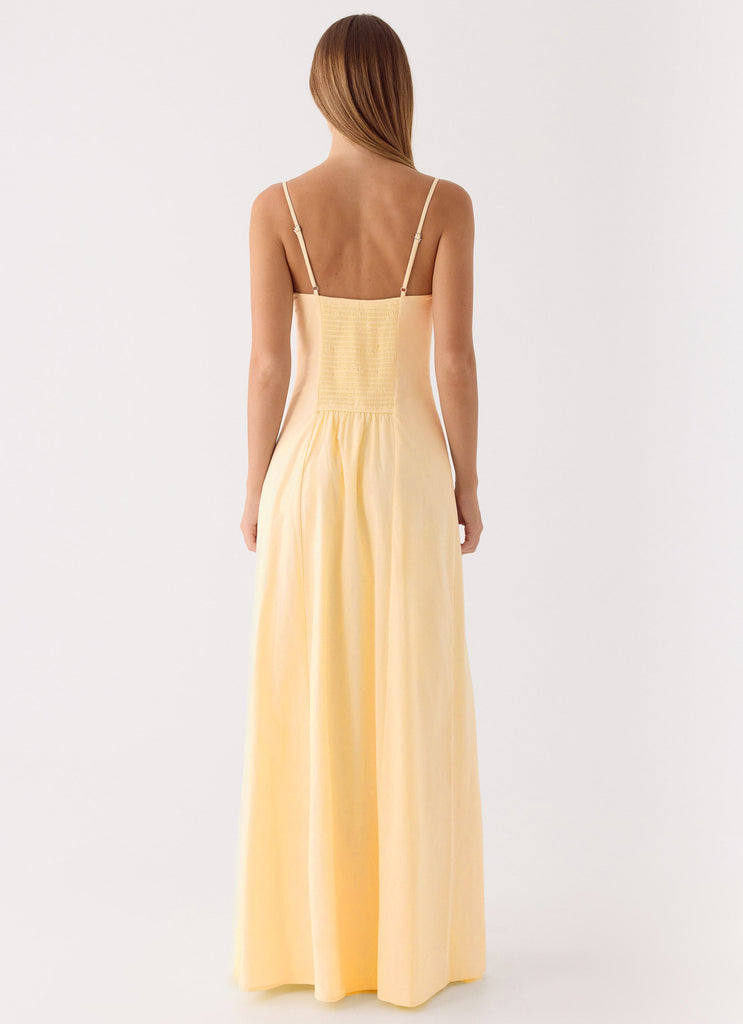 Samah Maxi Dress - Lemon โ Peppermayo Europe