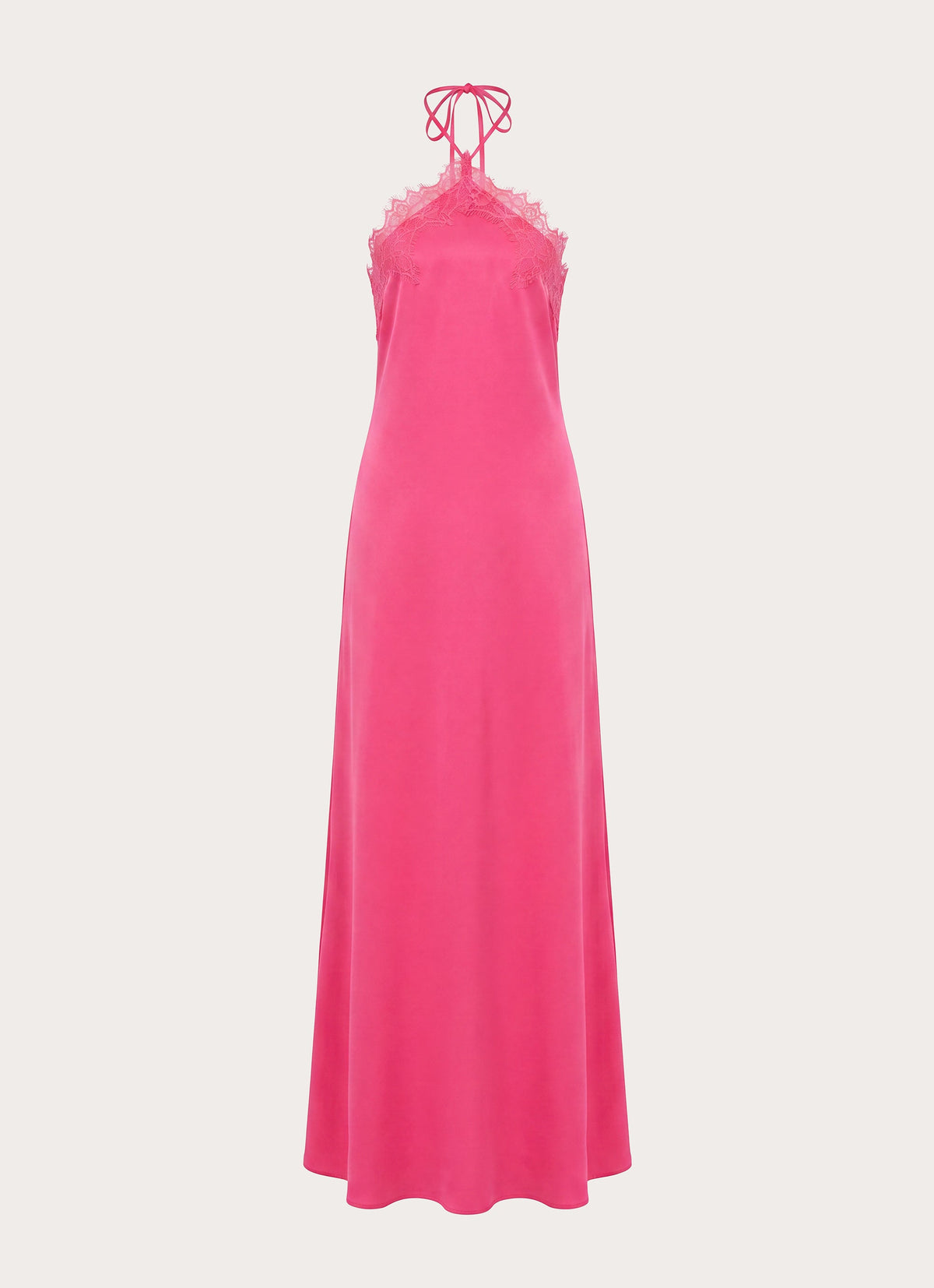 Samaria Halter Maxi Dress - Berry