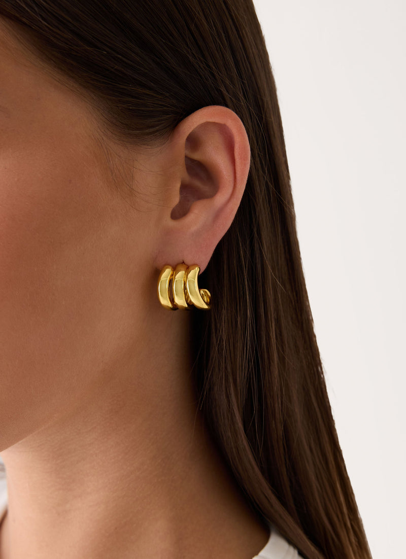 Sardinia Darling Earrings - Gold