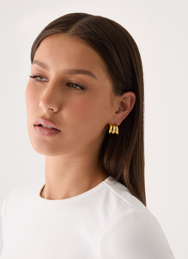 Sardinia Darling Earrings - Gold