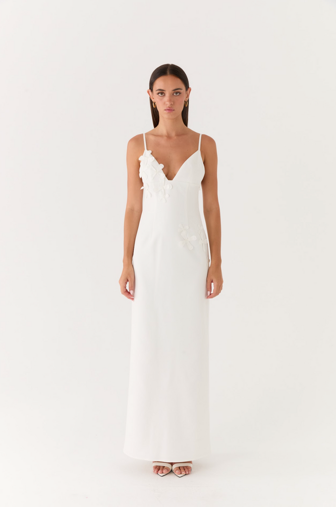 Lyris Maxi Dress - White