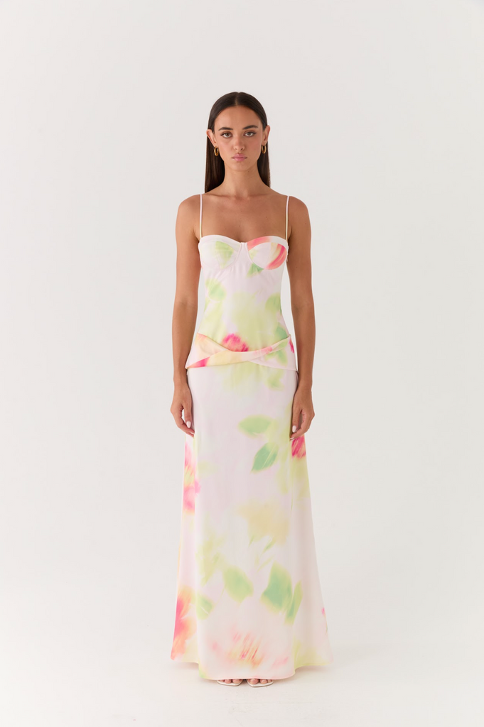 Burning Up Maxi Dress - Floral Romance
