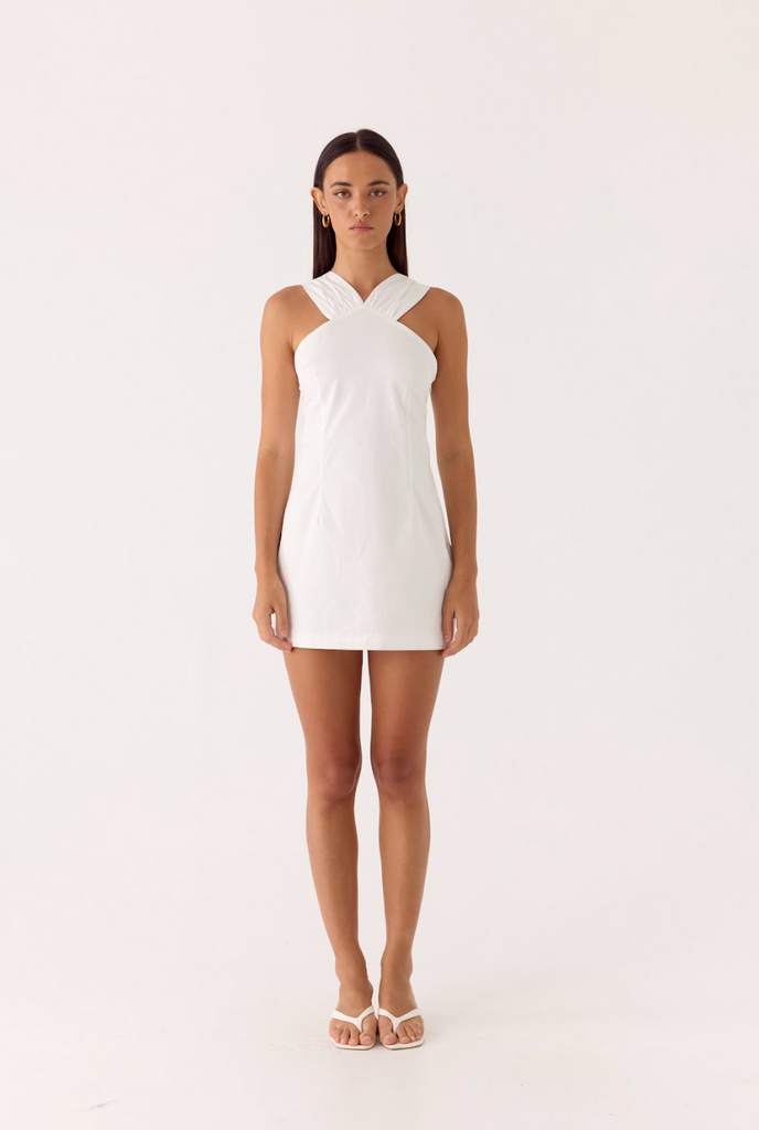 Be My Baby Mini Dress - White