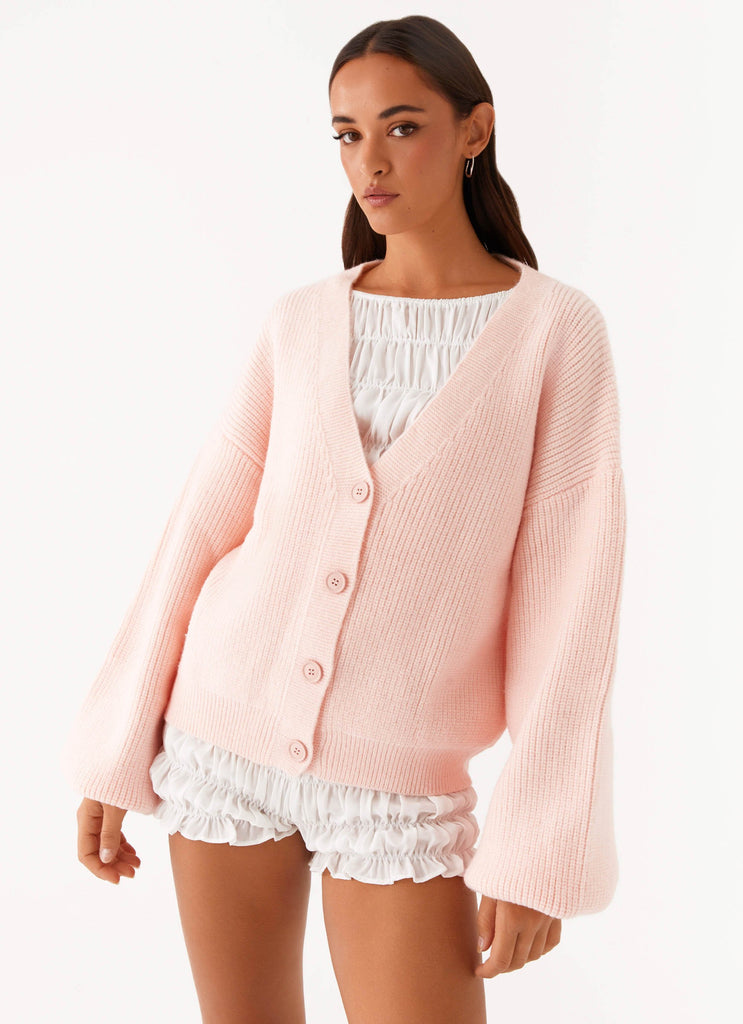 Sheila Knit Cardigan - Blush