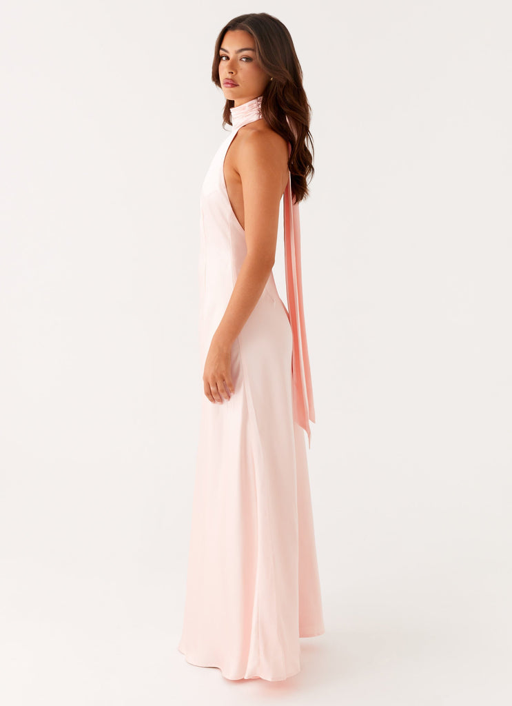 Siani Backless Maxi Dress - Pink