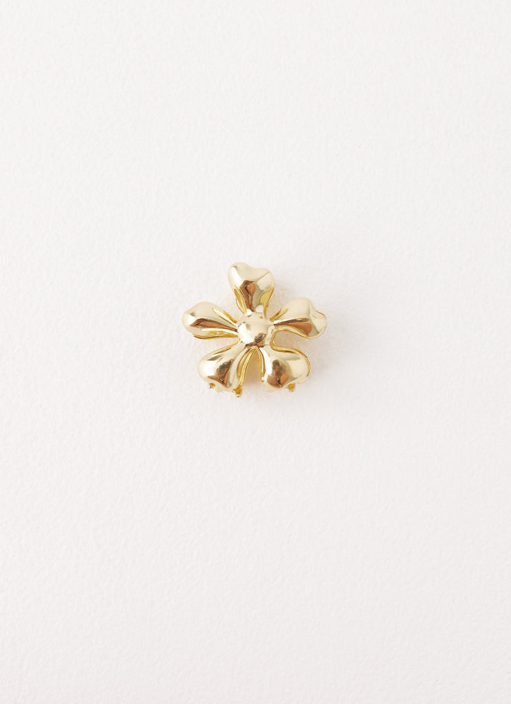 Sicily Mini Claw Clip - Gold