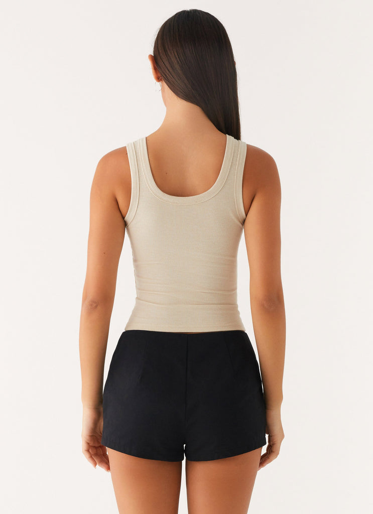 Signature Tank Top - Oatmeal