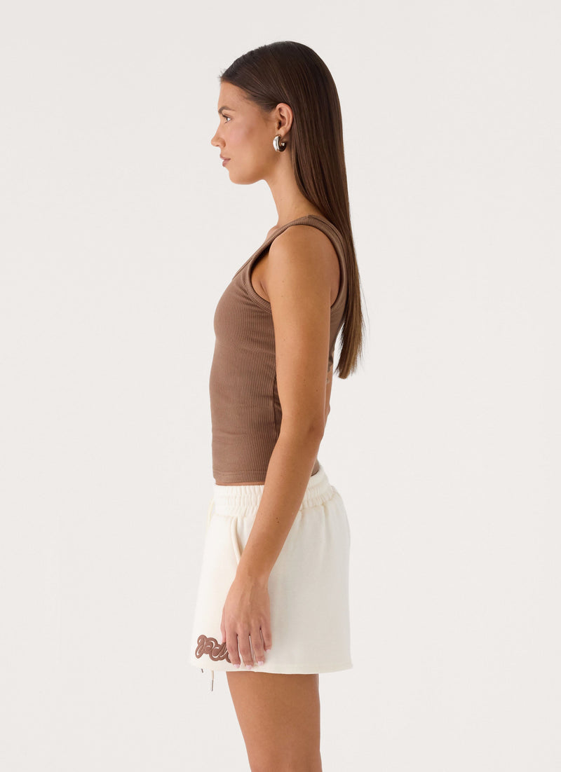 Muse Signature Tank Top - Chocolate