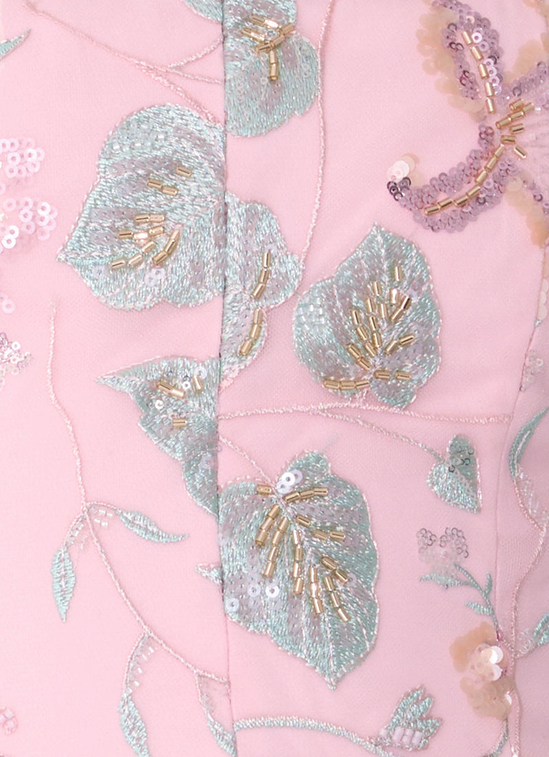 Solaire Strapless Corset Top - Pink