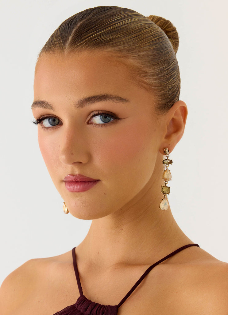 Soleil Shade Earrings - Taupe