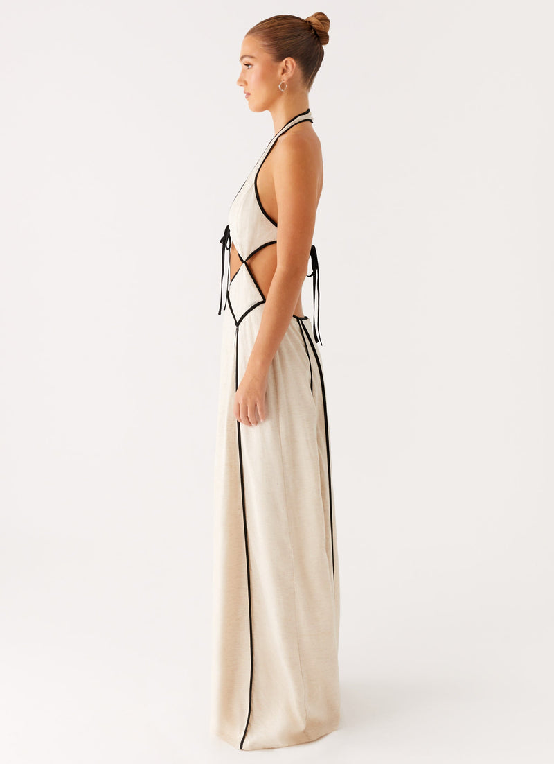 Sonnet Maxi Dress - Oatmeal