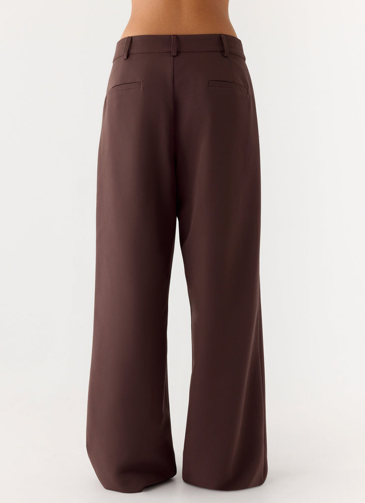 Sora Low Rise Pant - Dark Chocolate