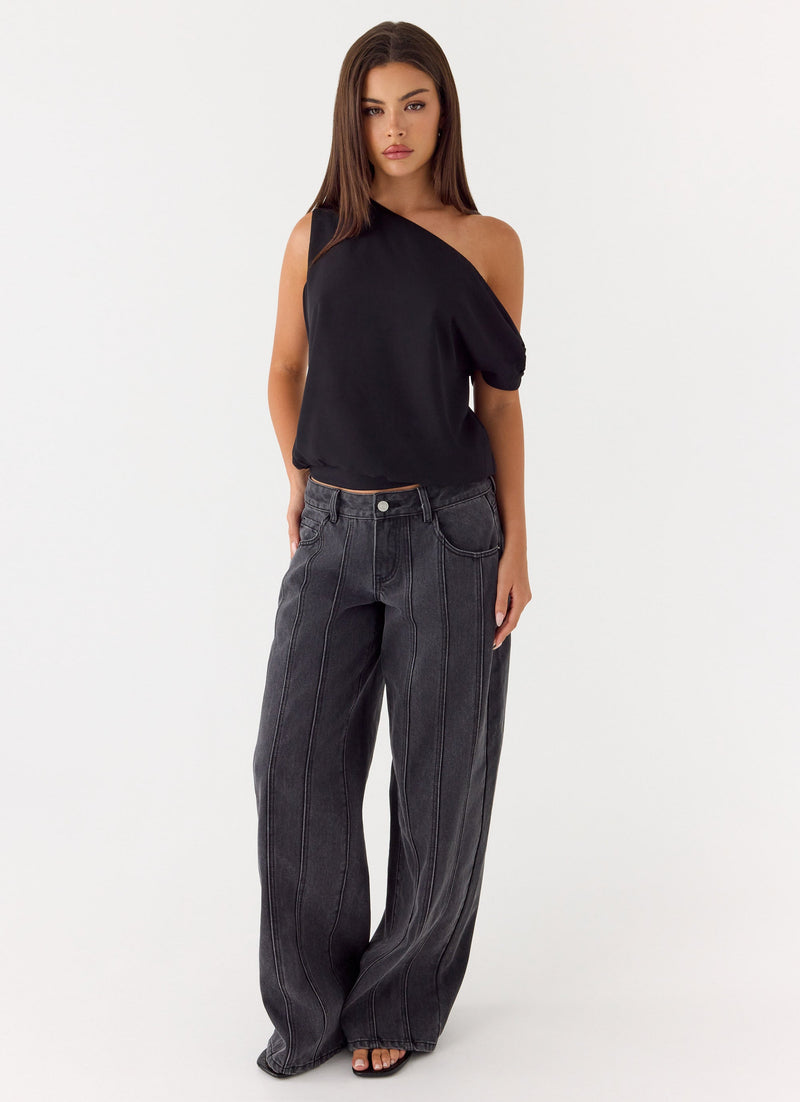 Stick Around Top - Black