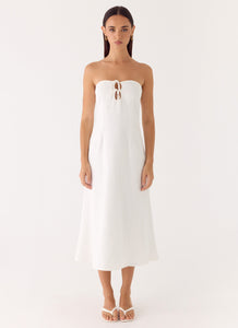 Sun Searching Maxi Dress - White