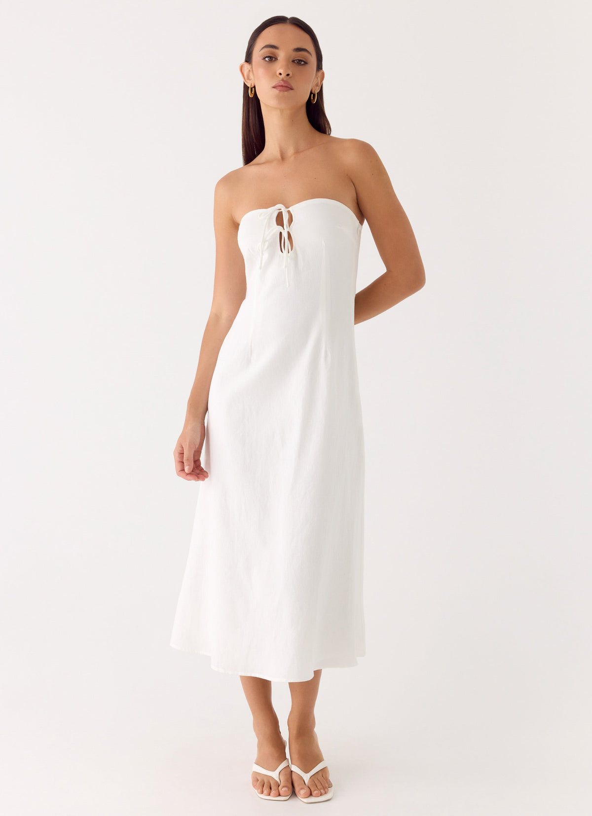 Sun Searching Maxi Dress - White