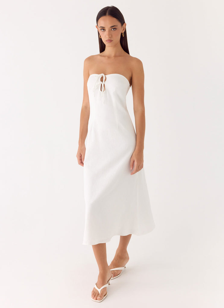 Sun Searching Maxi Dress - White