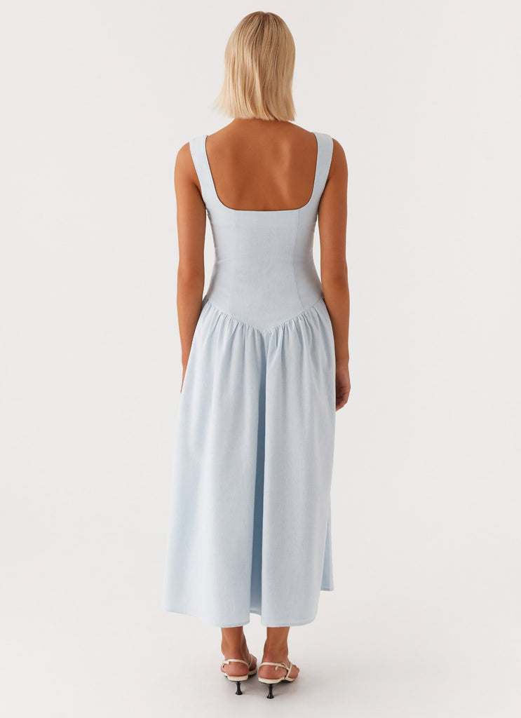 Suzie Midi Dress - Blue