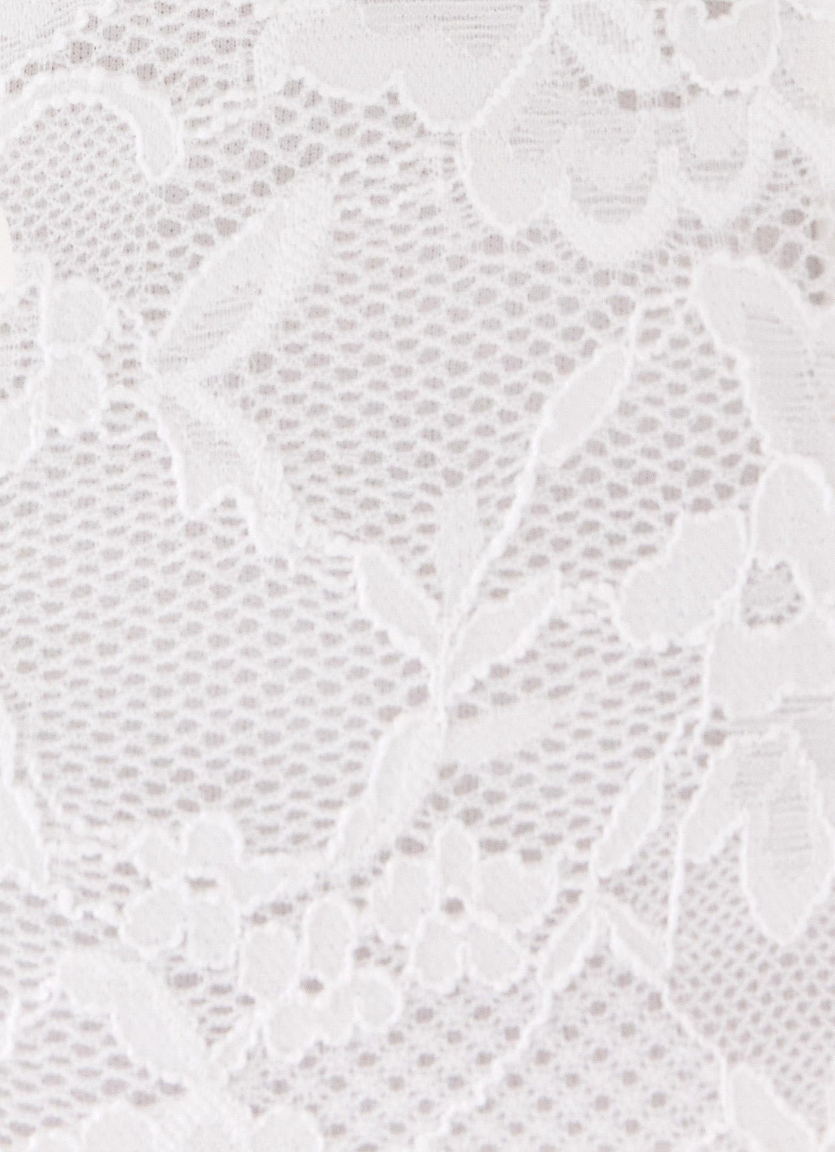 Sweet Verona Lace Mini Dress - White