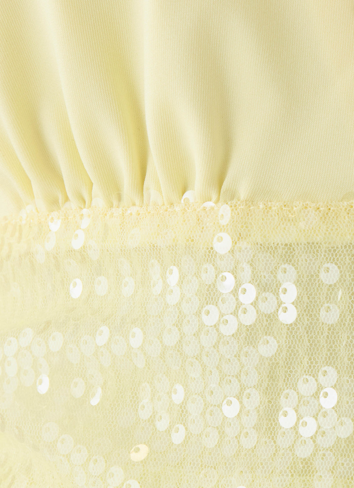 Tavina Sequin Halter Top - Yellow