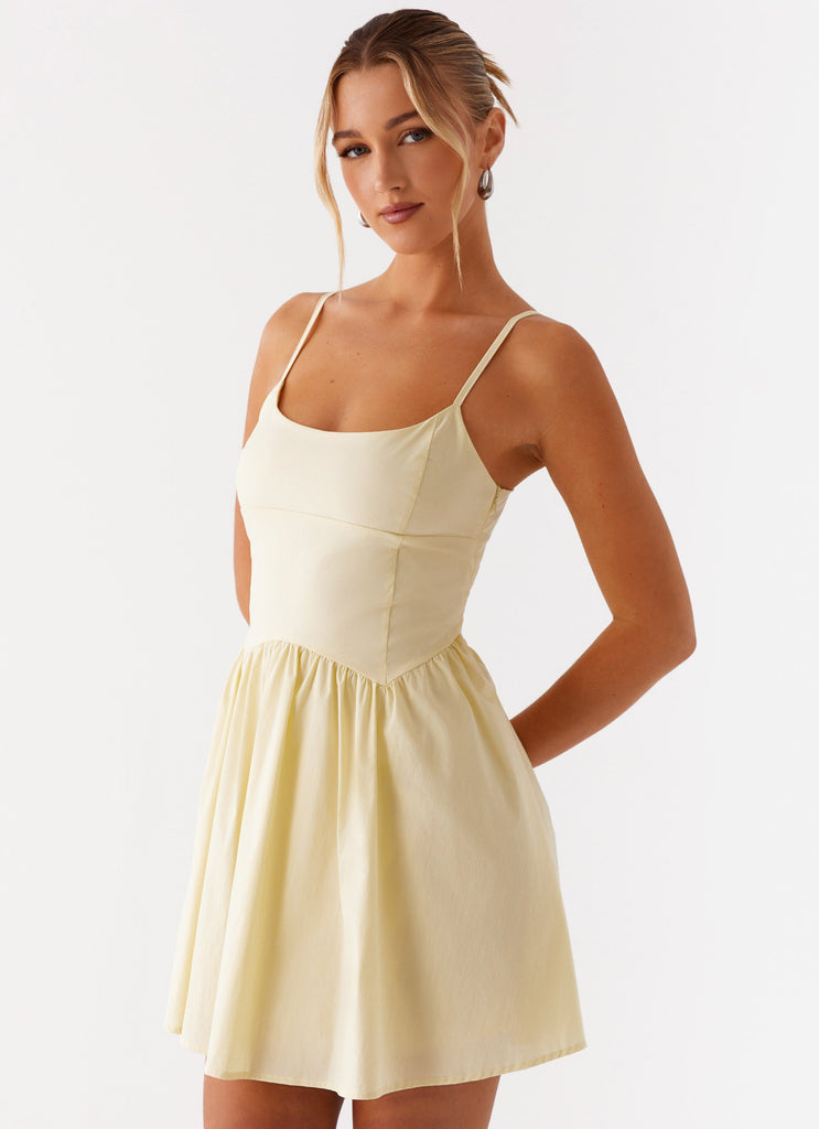 Tesoro Mio Mini Dress - Yellow