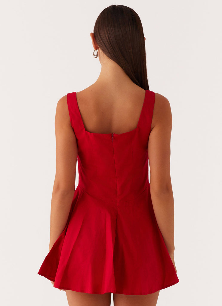 The Isle Mini Dress - Red