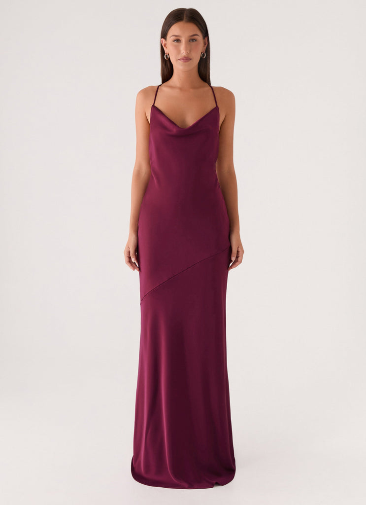 Tiano Maxi Dress - Plum