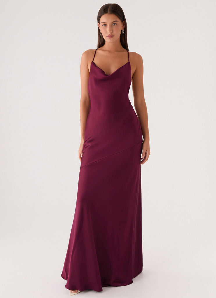 Tiano Maxi Dress - Plum