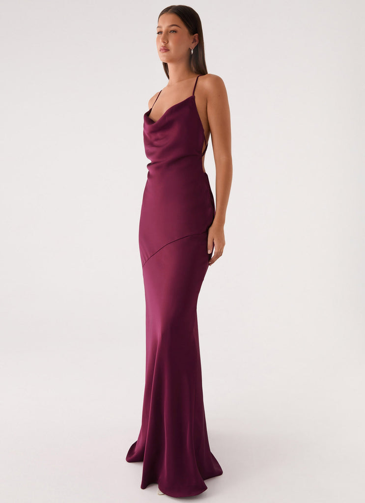 Tiano Maxi Dress - Plum