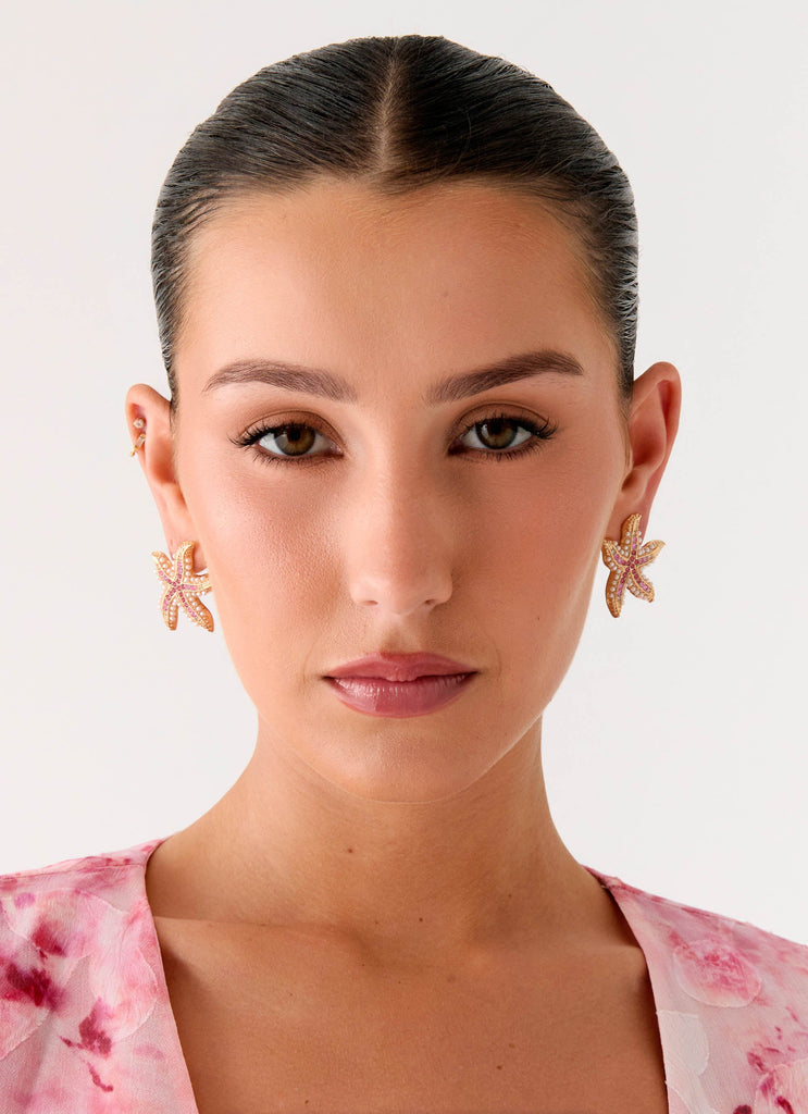 Tidebreaker Earrings - Pink