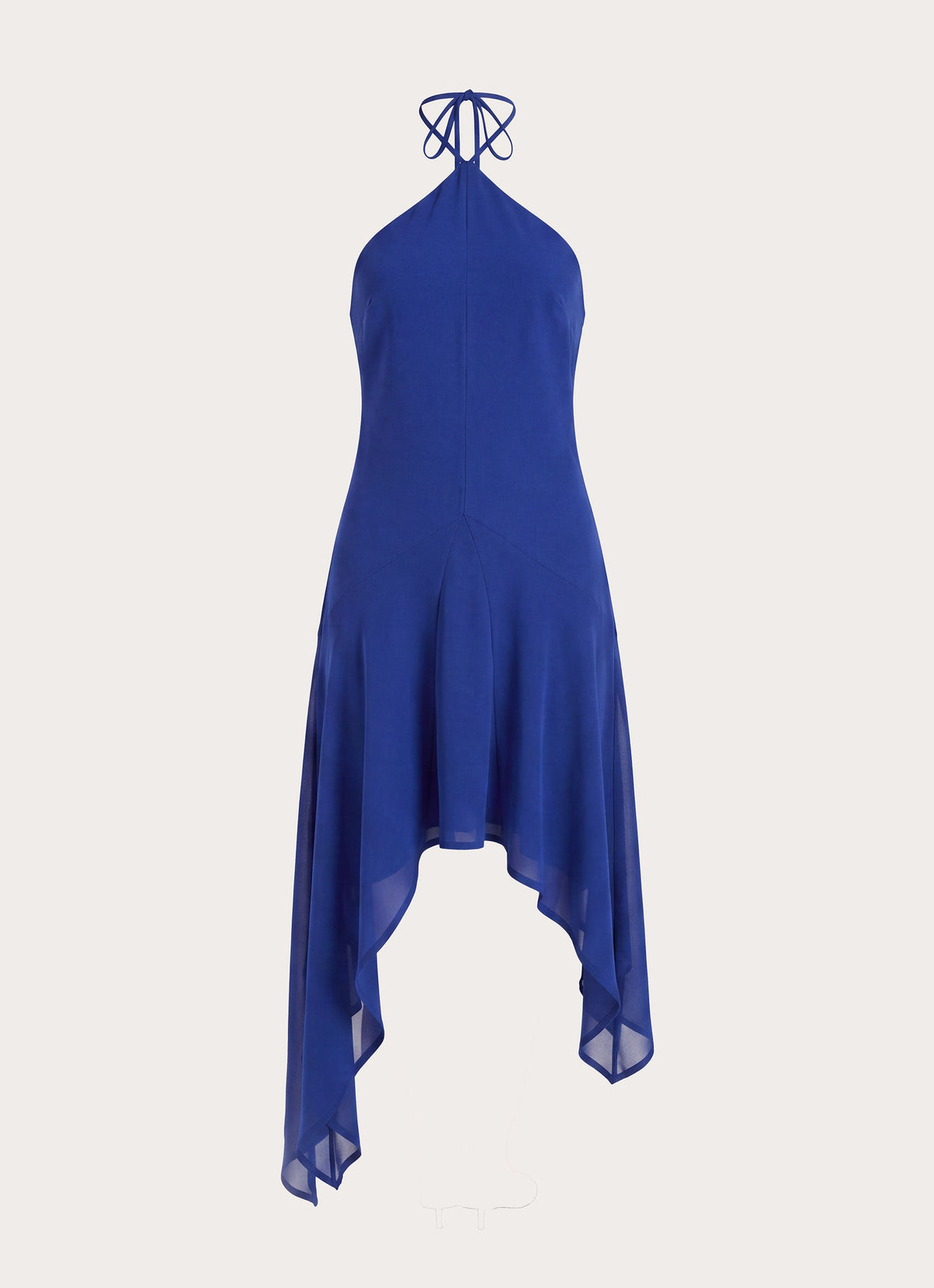 Tunelia Asymmetric Midi Dress - Blue